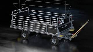 3D-Modell Gepäckwagen